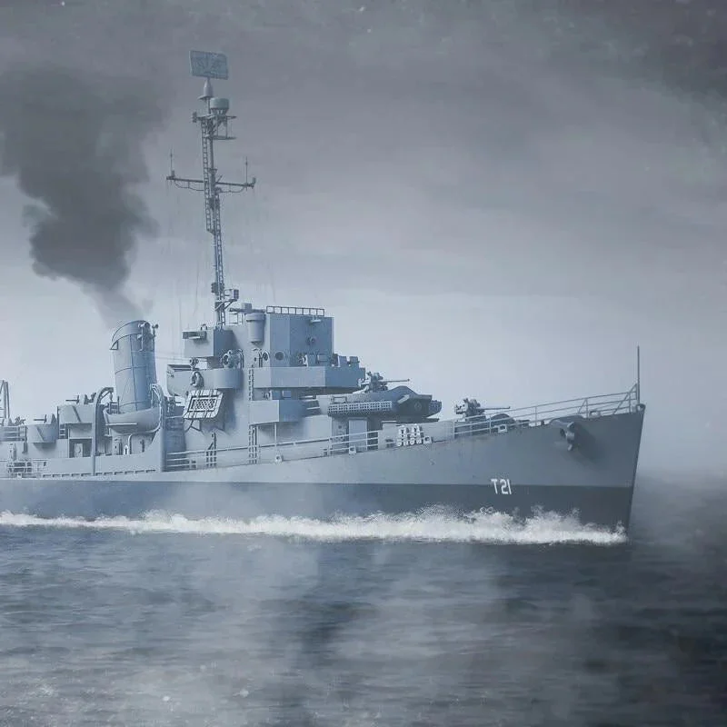 1/350 Black Cat Models Cannon Class Destroyer Escort French Navy Resin Model Kit 350007C