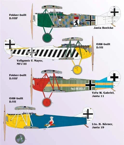 1/32 Lifelike Decals Fokker D.VII p-3 32-018