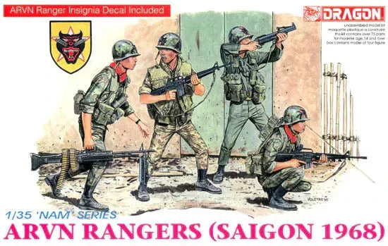 1/35 Dragon Model ARVN Rangers (Saigon 1968) 3314 - Dragon Models