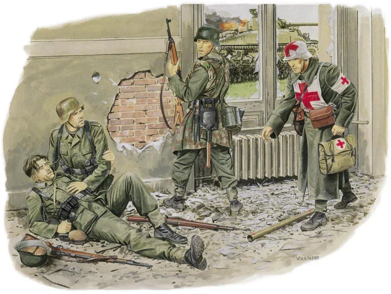 1/35 Dragon Model Fallen Comrade (Aachen 1944) 6119 - Dragon Models