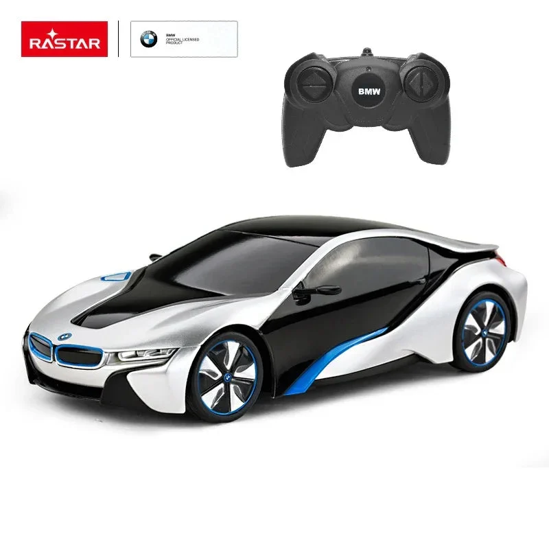 1/24 Rastar Exotic R/C BMW I8 - Silver 48400S