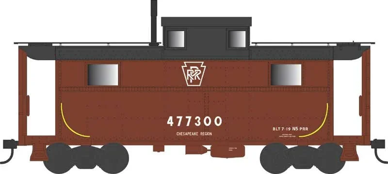 HO Bowser N5 Caboose PRR Keystone Chesapeake Region Road #477300 - 43367