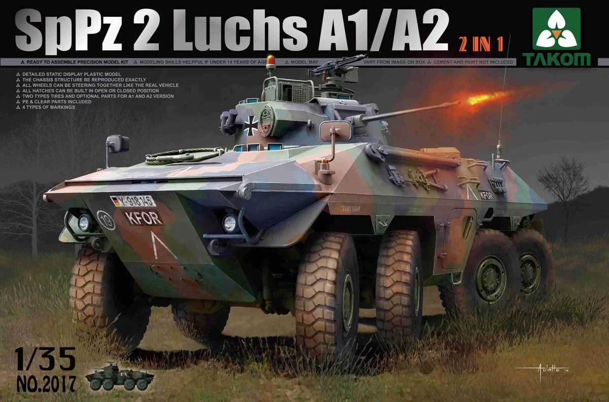 1/35 Takom SpPz 2 Luchs A1/A2 2017 - Takom Models