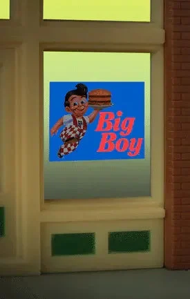 Miller Engineering Big Boy Window Sign 9080