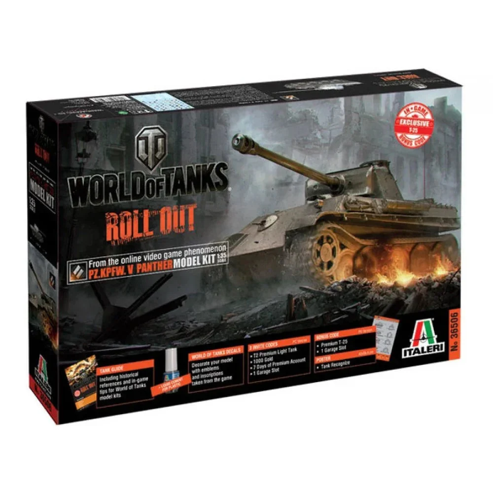 1/35 Italeri World of Tanks: Pz.Kpfw V Panther 37506