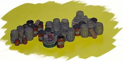 HO Bar Mills Keg & Crate Assortment 2008 - Bar Mills Models