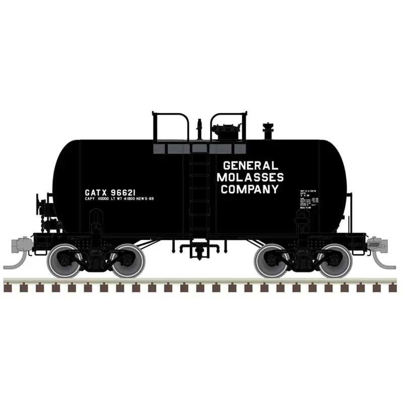 HO Atlas Beer Can Tank Car General Molasses [GATX] #96626 - 20007806
