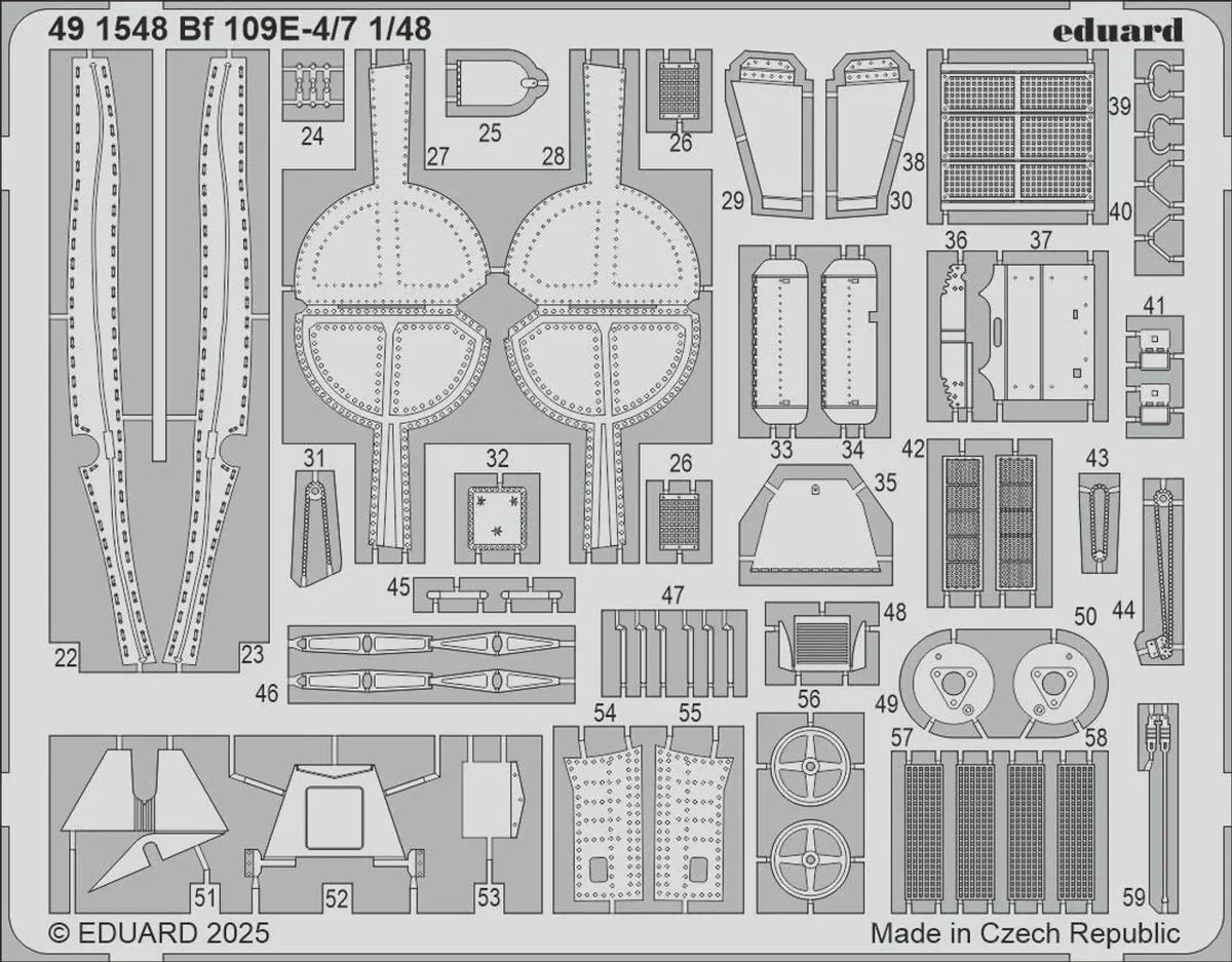 1/48 Eduard Bf 109E-4/7 491548