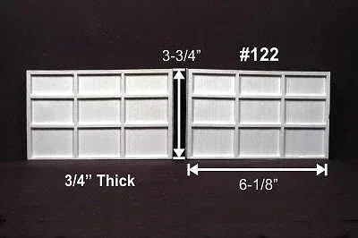 HO Monroe Retaining Wall Outside Brace Wood 2/pkg #122 - Monroe Models