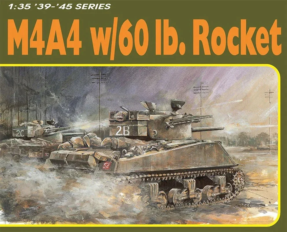 1/35 Dragon Model M4A4 w/60lb Rocket 6405 - Dragon Models
