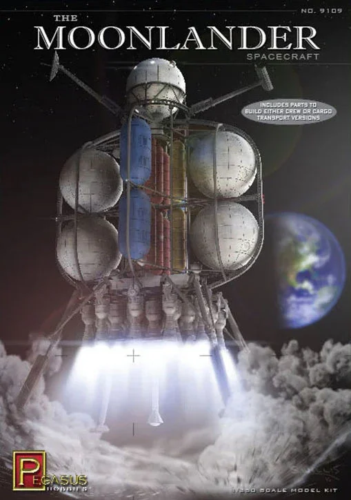 1/350 Pegasus The Moonlander Spacecraft 9109