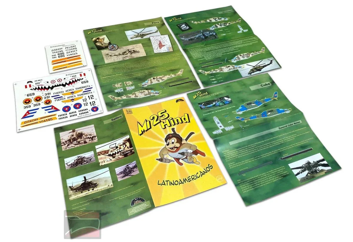 1/48 Zotz Decals MI-25 Hinds from Latin America 48013