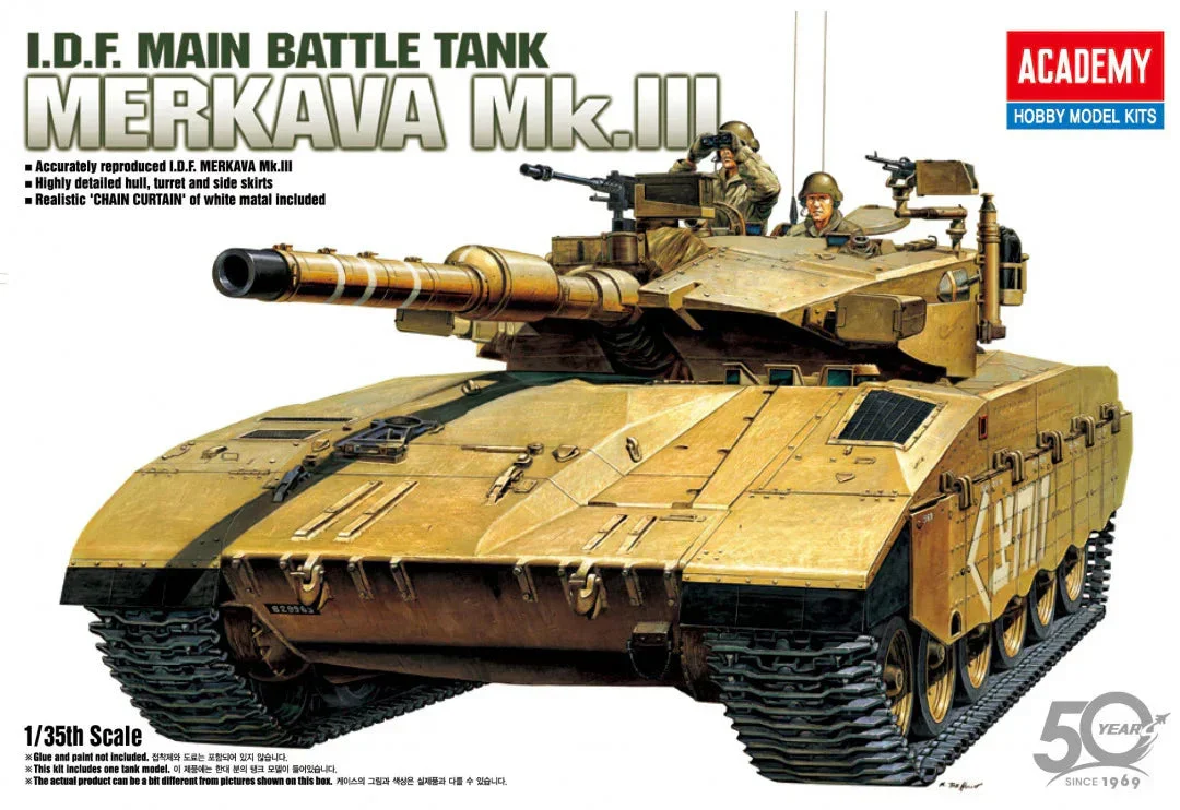 1/35 Academy I.D.F. Main Battle Tank Merkava Mk III 13267 - Academy Models