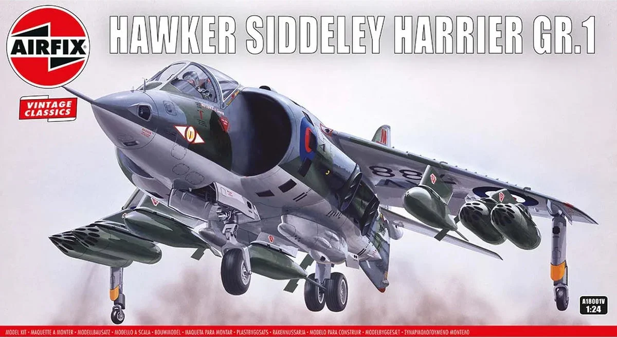 1/24 Airfix Hawker Siddeley Harrier GR.1 A18001V
