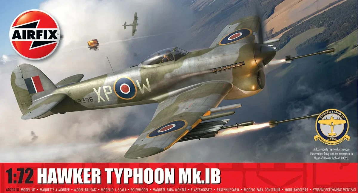 1/72 Airfix Hawker Typhoon Mk.IB Fighter A02041B