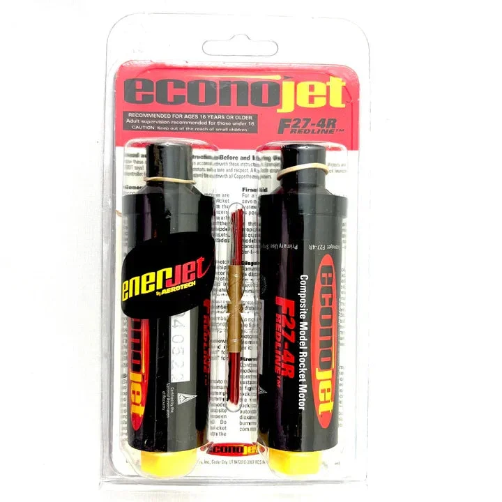 AeroTech F27-4R 29mm Redline Single-Use Motors 2-Pack 62704
