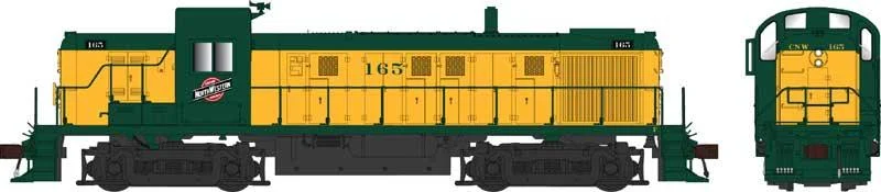 HO Bowser ALCo RS-3 C&NW Cab #166 w/Sound - 25424