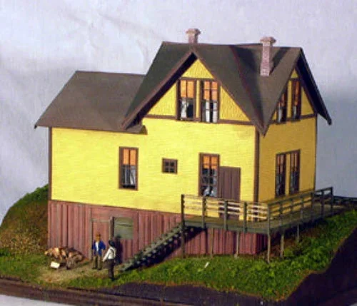 HO Banta Modelworks Vance Junction Section House 124