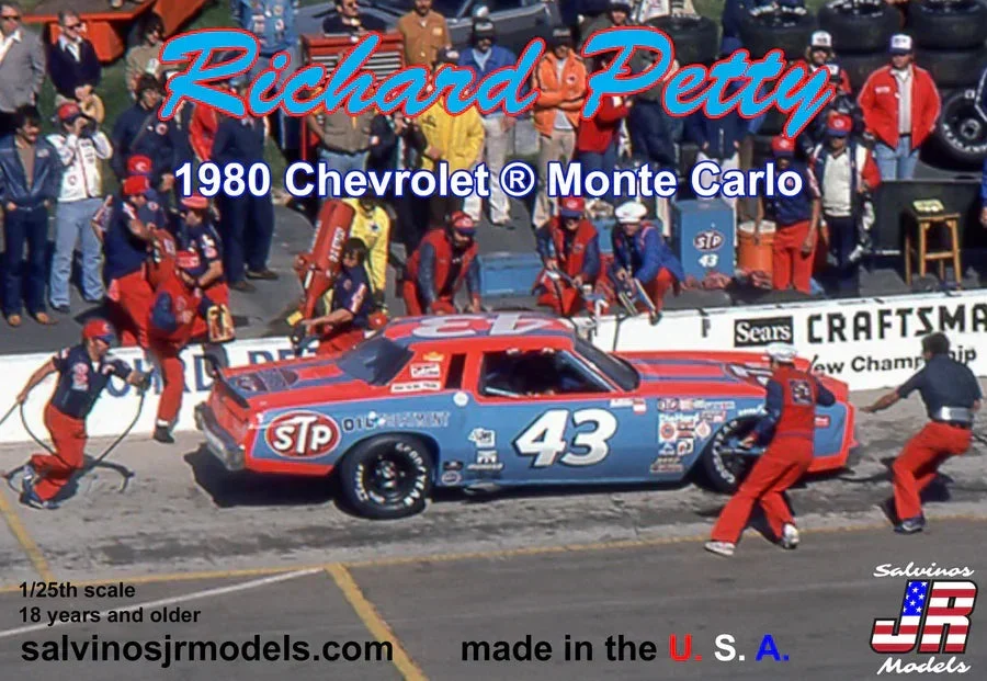 1/25 Salvino Richard Petty 1980 Monte Carlo “Reverse Paint Scheme” 28015 - Salvino JR Models