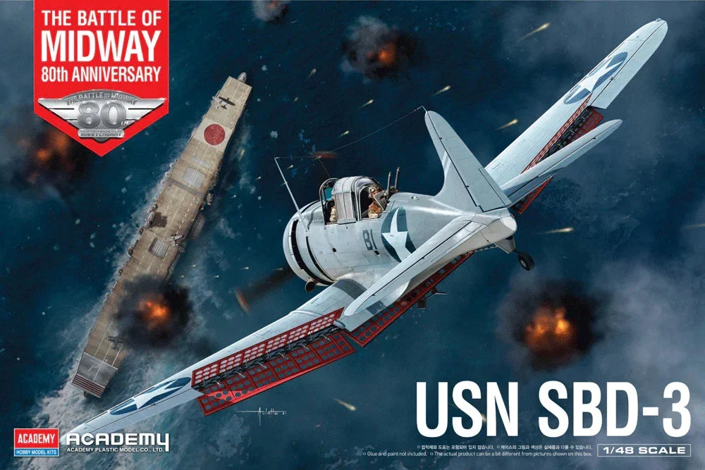 1/48 Academy USN SBD-3 The Battle of Midway 80th Anniversary 12345