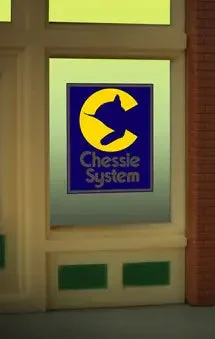 Miller Engineering Chessie System Window Sign 9070