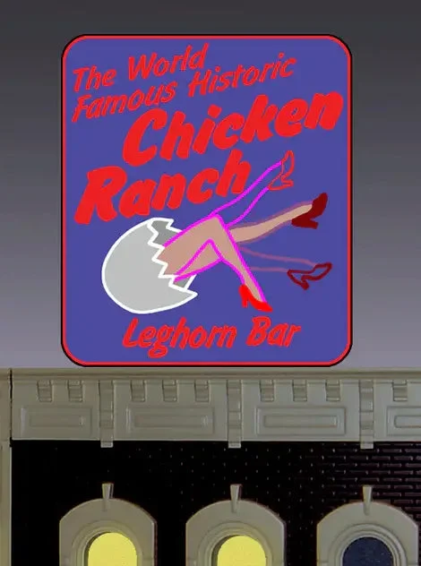 N/HO Miller Engineering Small Chicken Ranch Billboard 44-2652