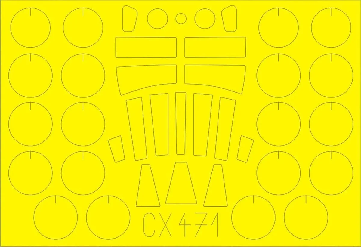 1/72 Eduard Paint Mask for AIRFIX Victor B Mk.2 (BS) CX471