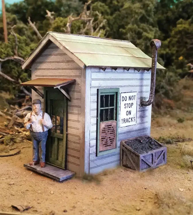 O Scale Bar Mills Crossing Shanty 0794 - Bar Mills Models