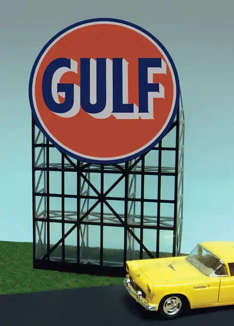N/HO Miller Engineering Gulf Roadside Billboard 6082
