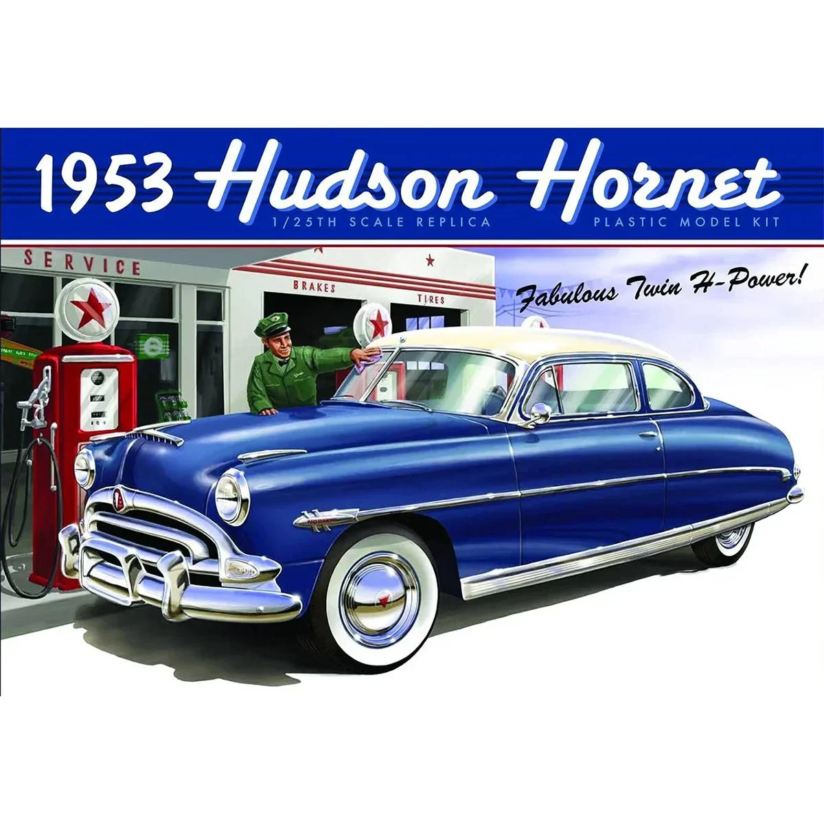 1/25 Moebius 1953 Hudson Hornet 1200 - Moebius Model