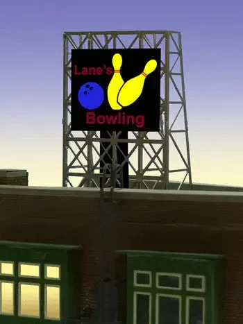 N/Z Miller Engineering Bowling Rooftop Sign 338955