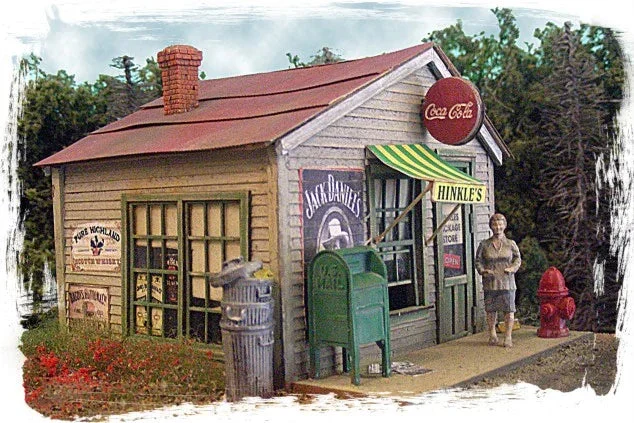 O Scale Bar Mills Hinkle's Package Store 0194 - Bar Mills Models