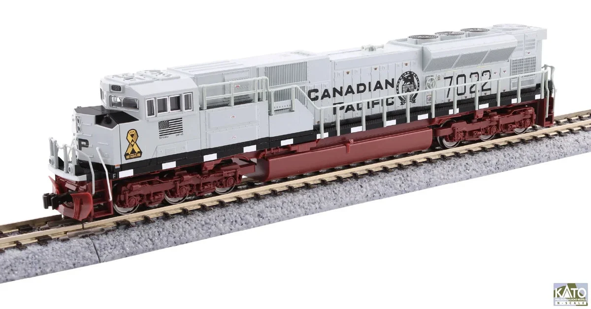 N Kato Canadian Pacific #7022 (Navy) SD70ACu w/Pre-Installed DCC 176-8543-D