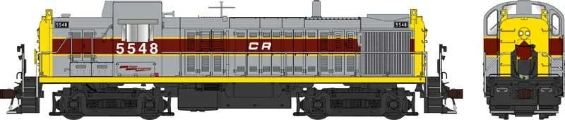 HO Bowser ALCo RS-3 Conrail Ex Erie Lackawanna Cab #5548 - 25454
