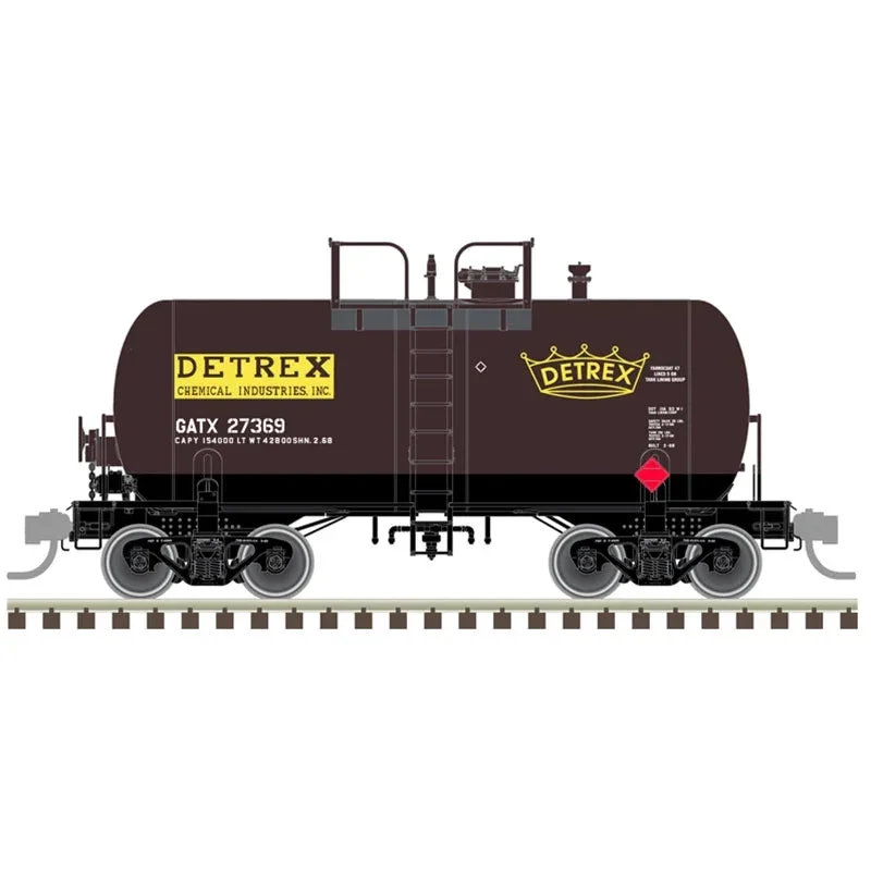 HO Atlas Beer Can Tank Car Detrex [GATX] #27369 - 20007804