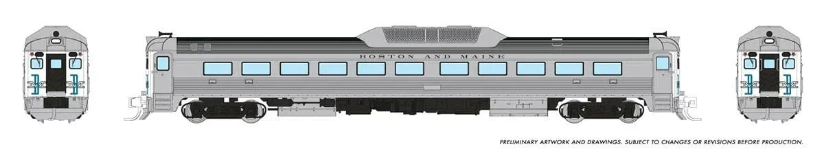 N Rapido Budd RDC-1 (Ph 2) (DC/Silent): Boston & Maine - McGinnis 516004