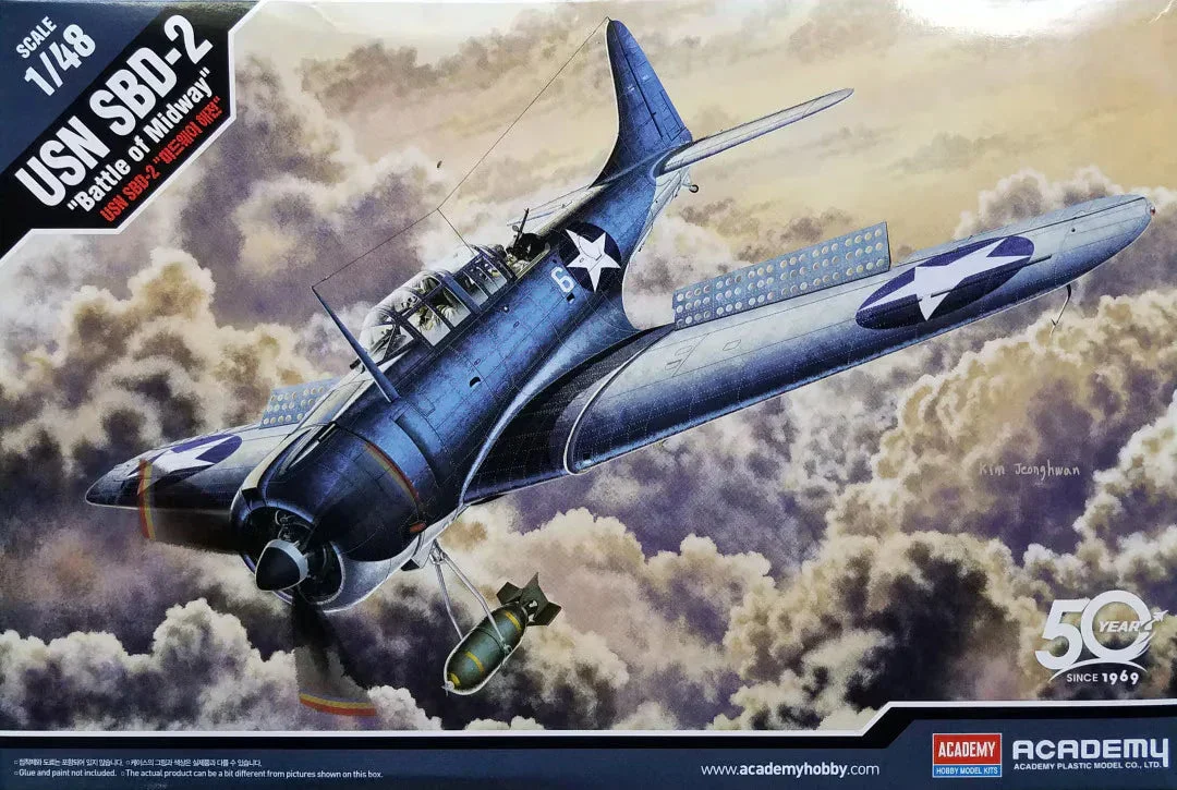 1/48 Academy USN SBD-2 "Battle of Midway" 12335