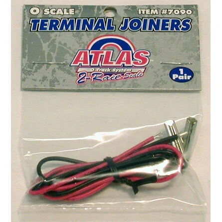 O Atlas 2RL Terminal Joiners (1 Pair/Bag) 7090 - Atlas Trains