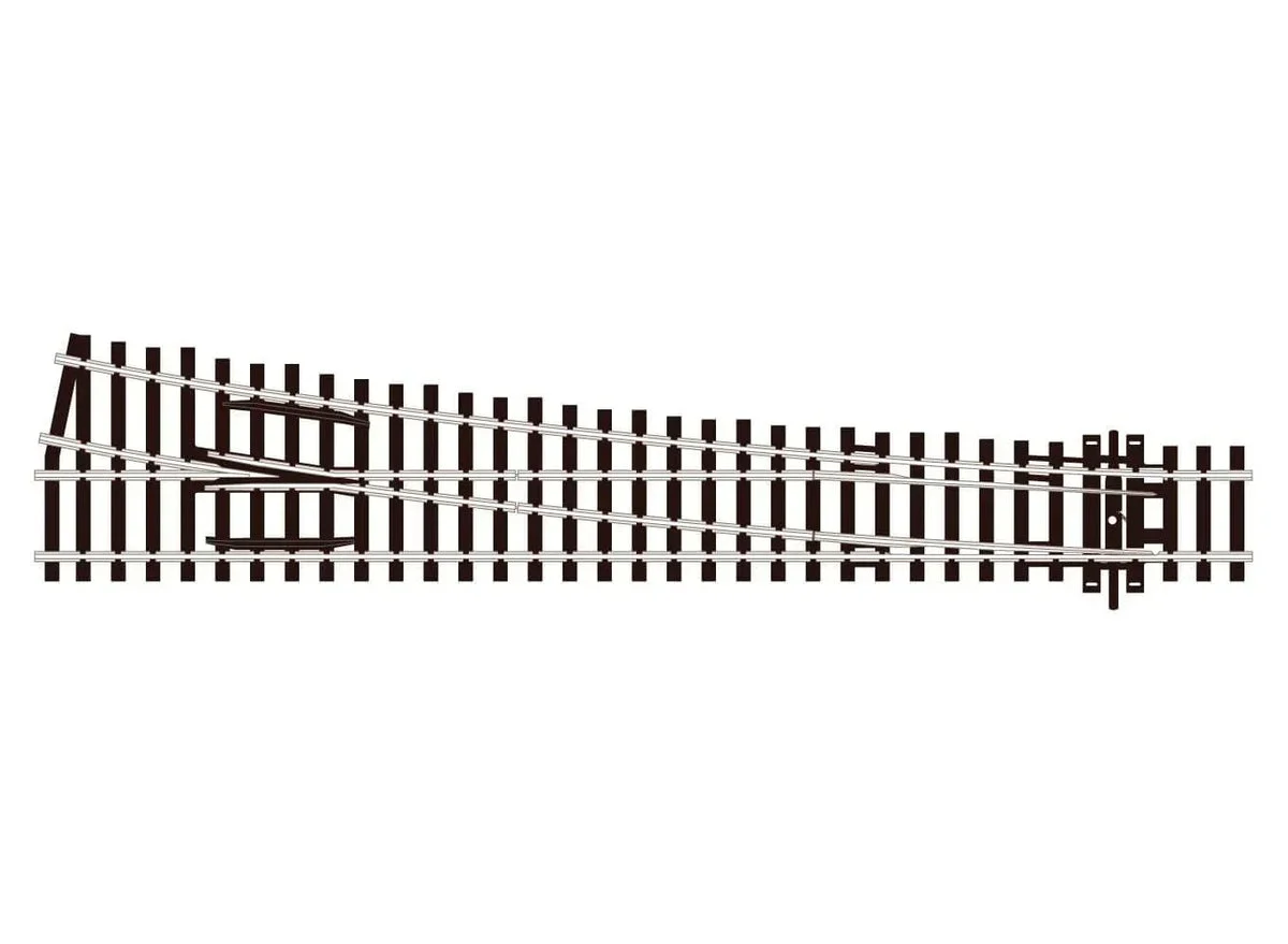HO Peco SL-E88 Turnout Large Radius Right Hand 37706
