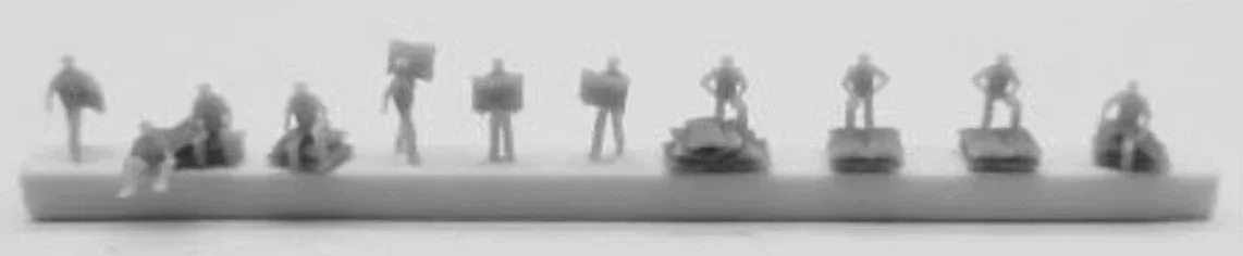 1/350 Black Cat Models Scale US Navy Sailors Handling Bags (X32) AC350125A