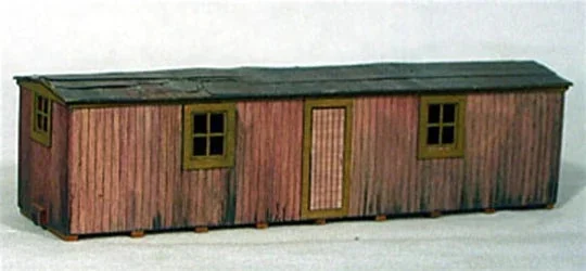 HO Banta Modelworks Ridgway Boxcar Storage Shed 2106