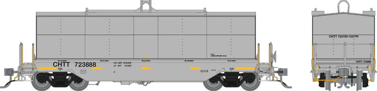 HO Rapido Greenbrier Coil Car: Chicago Heights Terminal Transfer: 6-Pack 168002