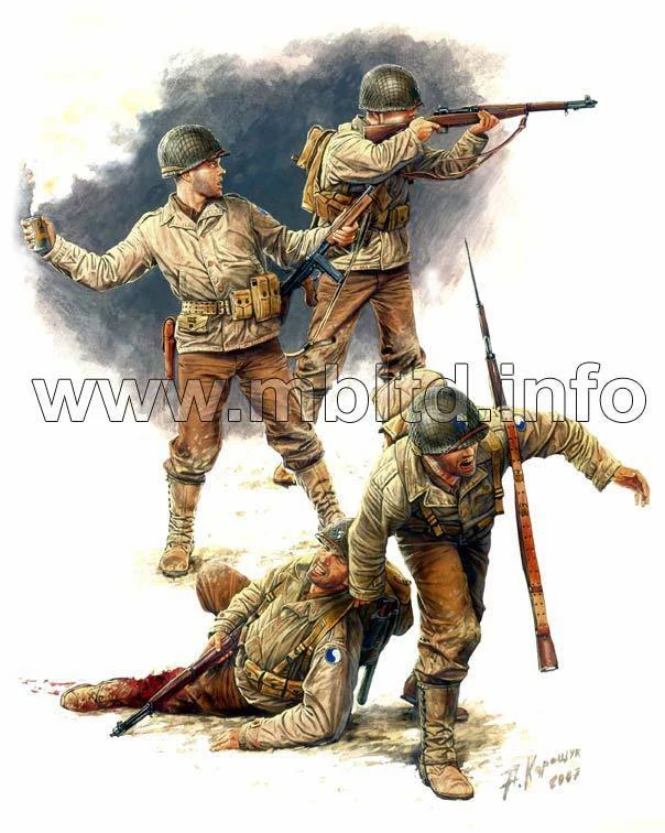 1/35 Master Box U.S. Infantry (July 1944) 3521 - Master Box LTD