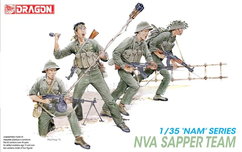 1/35 Dragon Model NVA Sapper Team 3308 - Dragon Models