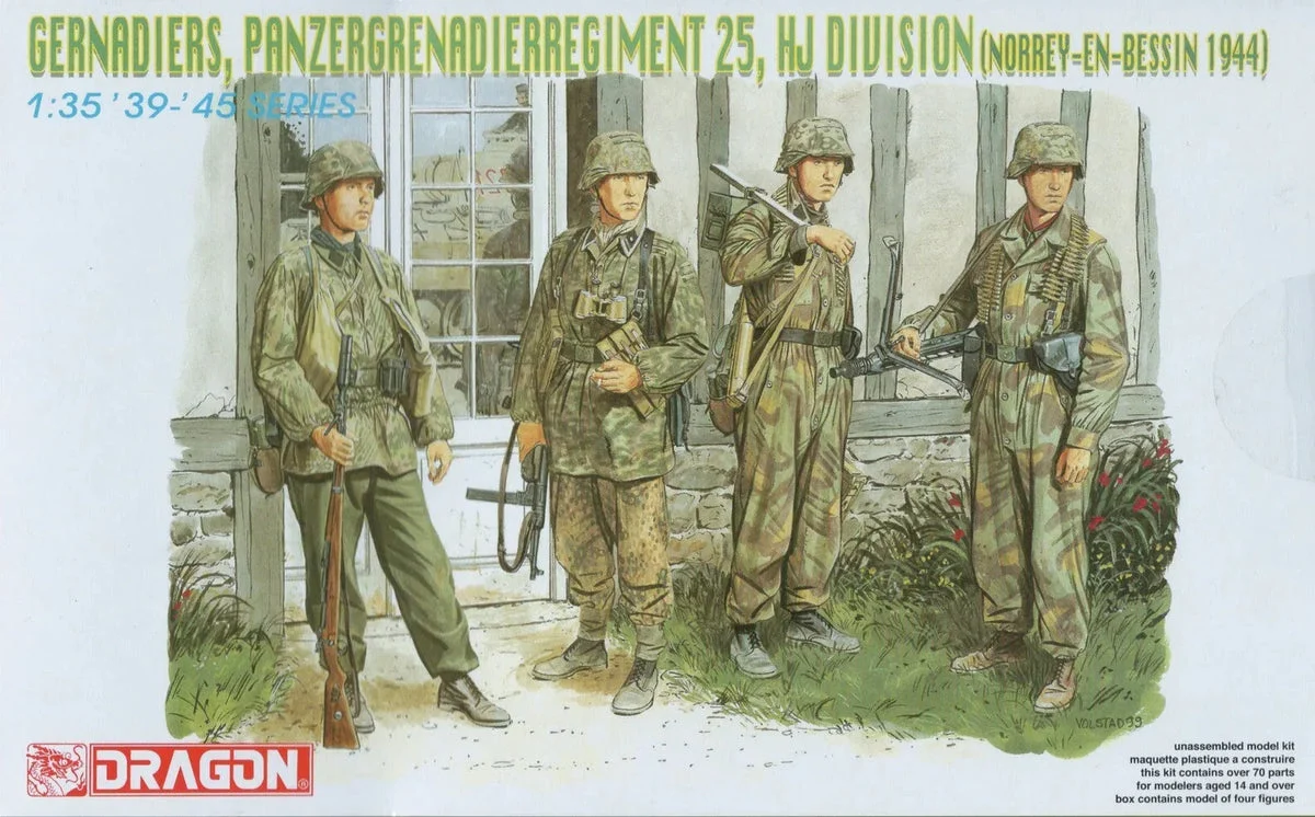 1/35 Dragon Model Grenadiers Panzergrenadierregiment 25 HJ Division 6110 - Dragon Models