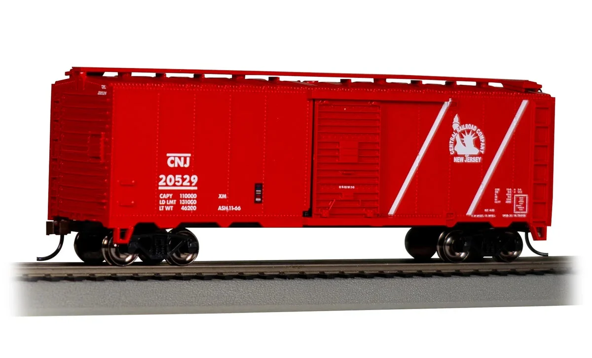 HO Bachmann 40' Box Car - #20529 Jersey Central 16026