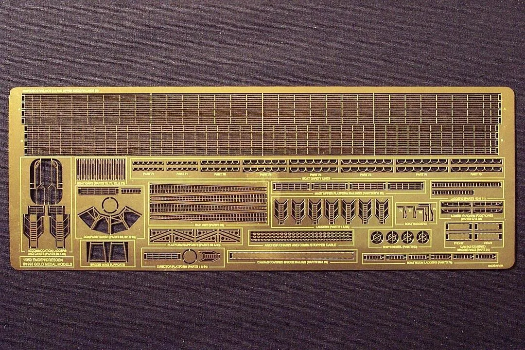 1/350 Gold Medal EMDEN/DRESDEN 350-13