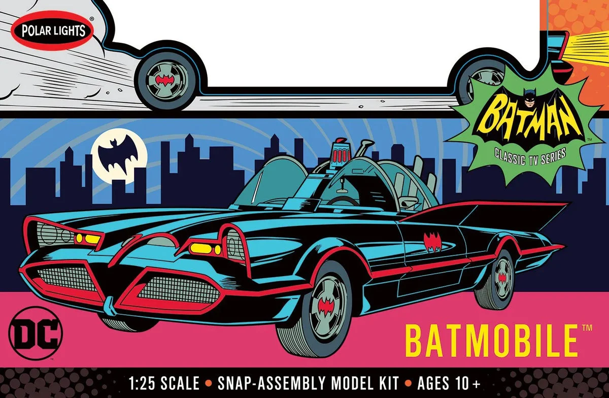 1/25 Polar Lights TV Batmobile Snap 1007