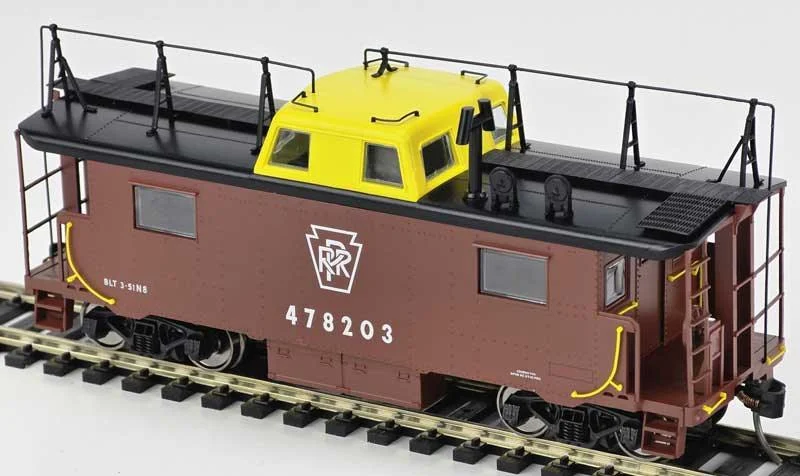 HO Bowser N8 Caboose PRR Plain Keystone w/Trainphone Road #478213 - 43415