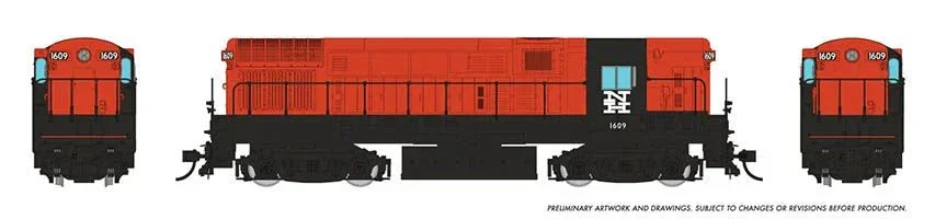 HO Rapido H16-44 (DC/DCC/Sound): New Haven - Alpert Scheme: #1609 - 044533